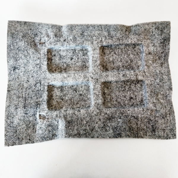 Gray Felt Foam Tray Custom