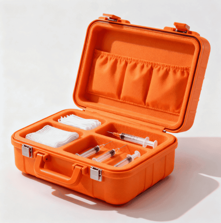 EVA case for medical devices